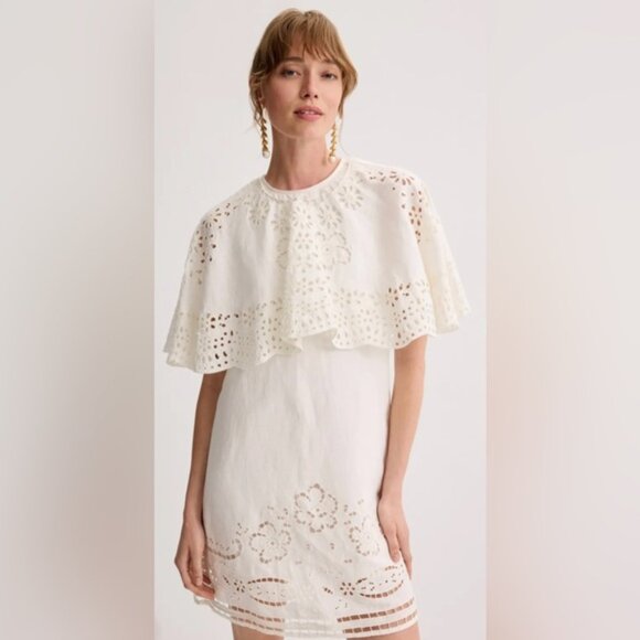 Sea New York Dresses & Skirts - Sea New York Lula White Eyelet Mini Dress